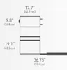 simplehuman CW1124, 449 mm, 248 mm, 934 mm Podgląd zdjęcia produktu 10