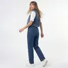 Jeanshose mit Stretch und Gummizug Straight-Jeans in Produktbild-Vorschau 4