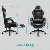 Yaheetech Gaming Stuhl mit Massagefunktion, ergonomischer Produktbild-Vorschau 6