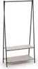 Hattestativ Vinthera Moa Stahl Schwarz 40,5 x 80 x 160 cm Produktbild-Vorschau 1