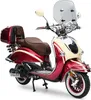Motorroller 50 ccm Burnout EasyCruiser Artemis Rot Beige Produktbild-Vorschau 5