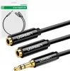 Câble Audio Aux Splitter Jack 3.5 Mm Ugreen Av123, 25Cm Voir les images du produit 1