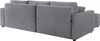 Ecksofa mit Schlaffunktion aus Chenille-Stoff 3-Sitzer - Produktbild-Vorschau 6