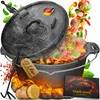 aktimeo Dutch Oven 12,0 L Gusseisentopf mit Deckel inkl. Produktbild-Vorschau 1