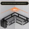 Badregal Duschablage Bathroom shelf Ohne Bohren Eckregal Produktbild-Vorschau 3