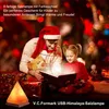 Salzkristall-Lampe, salzstein lampe usb,  9cm ca. 420G, led Produktbild-Vorschau 3