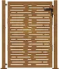 vidaXL Zahradní brána 100x150 cm Corten ocel Čtvercový Náhled obrázku produktu 4