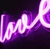 Insegna al neon a LED LOVE Cuore rosa 35x13 cm - Anteprima dell’immagine prodotto 3