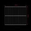 A diagram of a grill rack with dimensions indicated. Produktbild-Vorschau