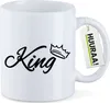 Huuraa Kaffeetasse King Krone 330ml Weiß Keramik Produktbild-Vorschau 1