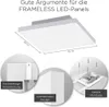 Plafonnier LED Paul Neuhaus FRAMELESS avec variation de Voir les images du produit 8