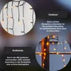 Złote sople świetlne - 12 metrów - 480 diod LED Podgląd zdjęcia produktu 16
