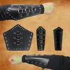 A collage of medieval-style arm guards, with some shown on a person's arm. Náhled obrázku produktu