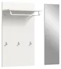 Jam garderobe opstelling 2 delen wit. Anteprima dell’immagine prodotto 1