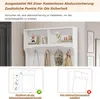Armoire d'entrée blanche Sweiko avec espace de rangement Voir les images du produit 19