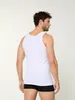 NUR DIE Herren Unterhemd 4-Pack Basic Alltag Tanktop - weiß Produktbild-Vorschau 3