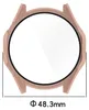 A close-up, top-down view of a rose gold watch case with a transparent screen protector. Náhled obrázku produktu