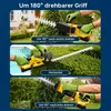 Akku Heckenschere, 21" Klingen Heckenschere mit 2 × 4000mAh Produktbild-Vorschau 2