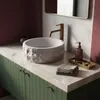 Lavabo Da Appoggio Rea Alice Moon Beige, Pietra Artificiale Anteprima dell’immagine prodotto 5