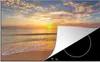 KitchenYeah© Herdabdeckplatte Strand - Sonnenuntergang - Produktbild-Vorschau 1