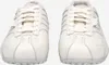 A pair of white Geox sneakers shown from the front against a white background. Produktbild-Vorschau