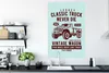 MuchoWow® Poster Mancave - Auto - Retro - Blau 80x120 cm - Produktbild-Vorschau 3