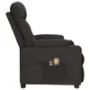 vidaXL Fauteuil de massage électrique noir tissu Voir les images du produit 3