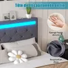 Boxspringbed 180x200 cm met USB-oplaadpoort, bed met Productafbeelding-voorbeeld 6