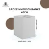 RODAN - Mobile da bagno - 40 CM - Bianco opaco - MDF - Anta Anteprima dell’immagine prodotto 2