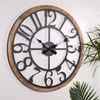 Opviq, Bonni - Black, Dekorative Metall-Wanduhr, 100 % Produktbild-Vorschau 1