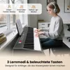 COSTWAY 88-Tasten Keyboard Piano, Faltbares Klavier, Produktbild-Vorschau 5