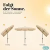 Sonnenschirm inklusive Kühltasche | Beige | Rechteckig | Produktbild-Vorschau 3