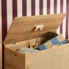 sweeek - Rattan-Spielzeugtruhe, Klappdeckel, seitliche Produktbild-Vorschau 5