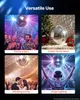 VEVOR Boule à facettes, boule disco, 400 mm, avec anneau de Voir les images du produit 6