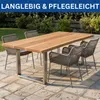 DanDiBo 2x nohy stolu z nerezové oceli 72 x 80 cm rám stolu Náhled obrázku produktu 7