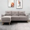 HOMCOM Ecksofa Eckcouch in L-Form, Eckgarnitur in Produktbild-Vorschau 2