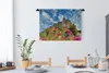 MuchoWow® Wandteppich Wandbehang Schloss - Blumen - Produktbild-Vorschau 3
