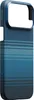 A side view of a blue and gray patterned phone case. Podgląd zdjęcia produktu