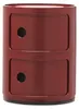 Kartell Componibili, Container 2-fächer, Bordeaux Produktbild-Vorschau 1
