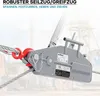 Wiltec Seilzug bis 1600 kg Seilwinde mit 20 m Seil, Produktbild-Vorschau 2