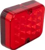 Feu antibrouillard à LED, carré, rouge, 12V Voir les images du produit 5