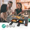 NEDIS Raclette 400W 2Pfännchen antihaftbe.Grillplatte eckig Náhľad obrázku produktu 2