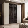 Viertüriger Schrank ATRIUM mit Glasfront mit LED Produktbild-Vorschau 2