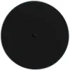 A top-down view of a black wireless charging pad with a logo in the center. Produktbild-Vorschau