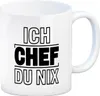 ICH CHEF DU NIX Kaffeebecher für Büro und Kollegen Produktbild-Vorschau 1