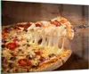 Bilder auf glas - Pizza Käse Tomaten - 100x70cm - Produktbild-Vorschau 1