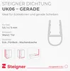 STEIGNER Duschdichtung UK06 50 cm (1 Stk.) Transparent - Produktbild-Vorschau 2