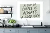 MuchoWow® Wandtattoo Wandsticker Wandaufkleber Kaffee - Produktbild-Vorschau 4