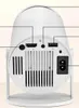 The back view of a white LED projector. Náhled obrázku produktu
