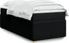 Boxspringbett mit Matratze Schwarz 100x200 cm Stoff Produktbild-Vorschau 2
